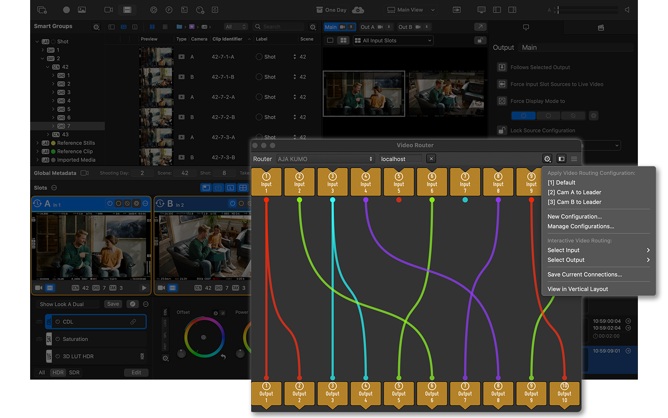 Interactive router control